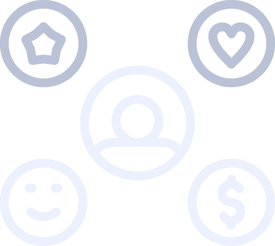 Line Different Color Design vector