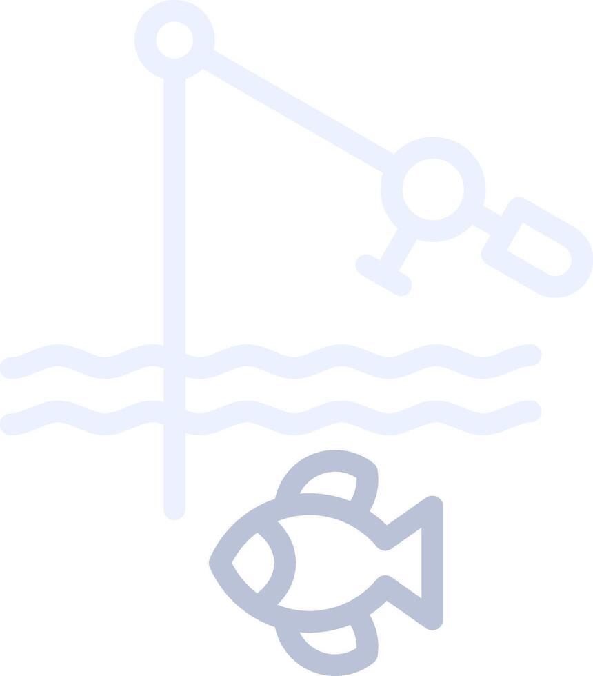 Fishing Holiday Creative Icon Design vector
