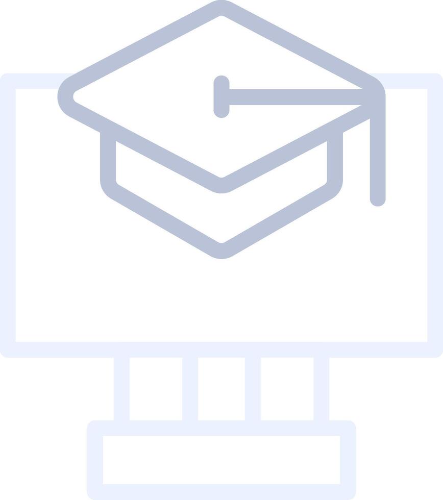 Online Courses Creative Icon Design vector