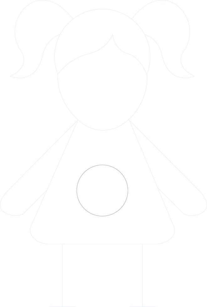 Doll Creative Icon Design vector