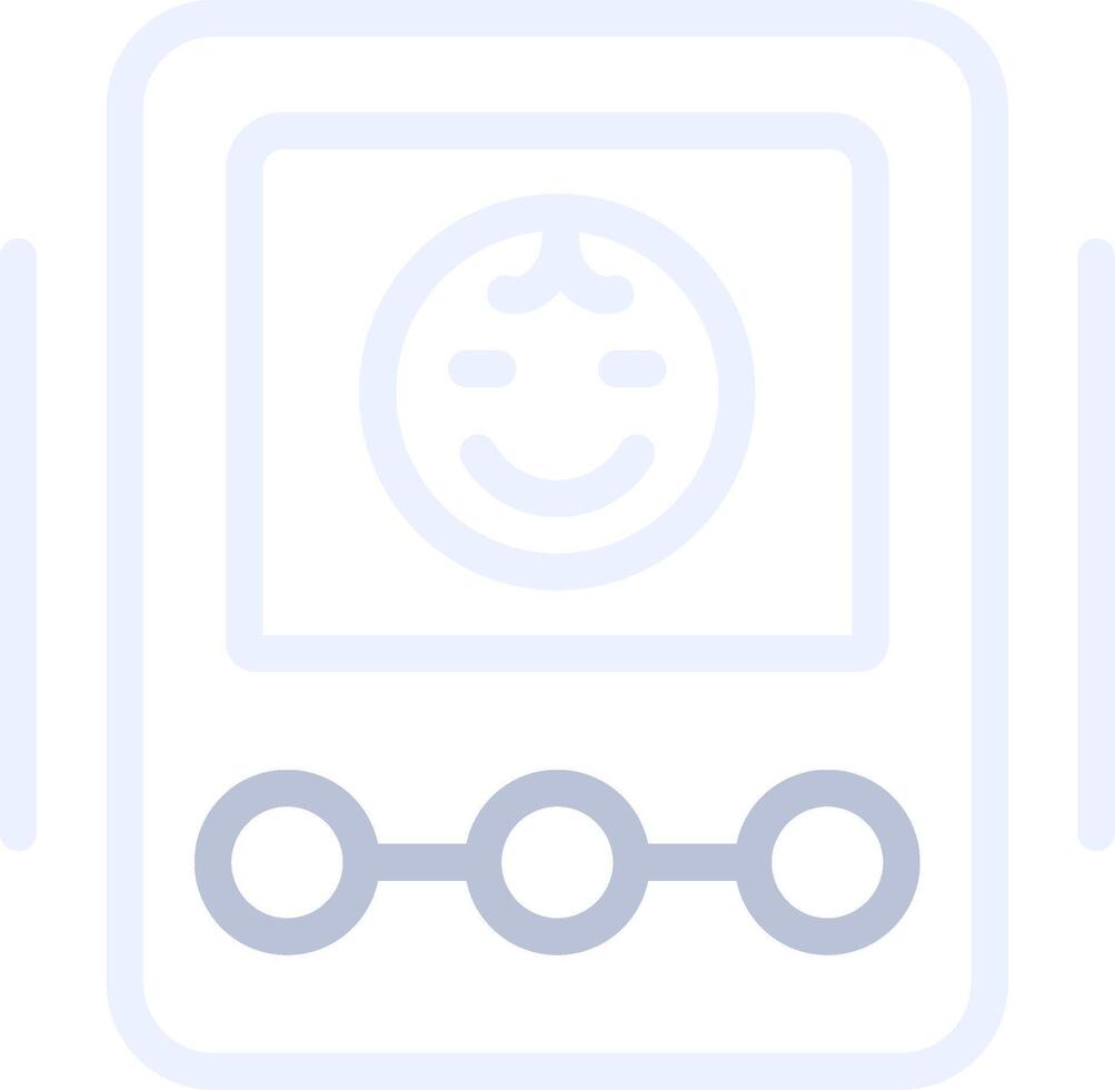 Baby Monitor Creative Icon Design vector