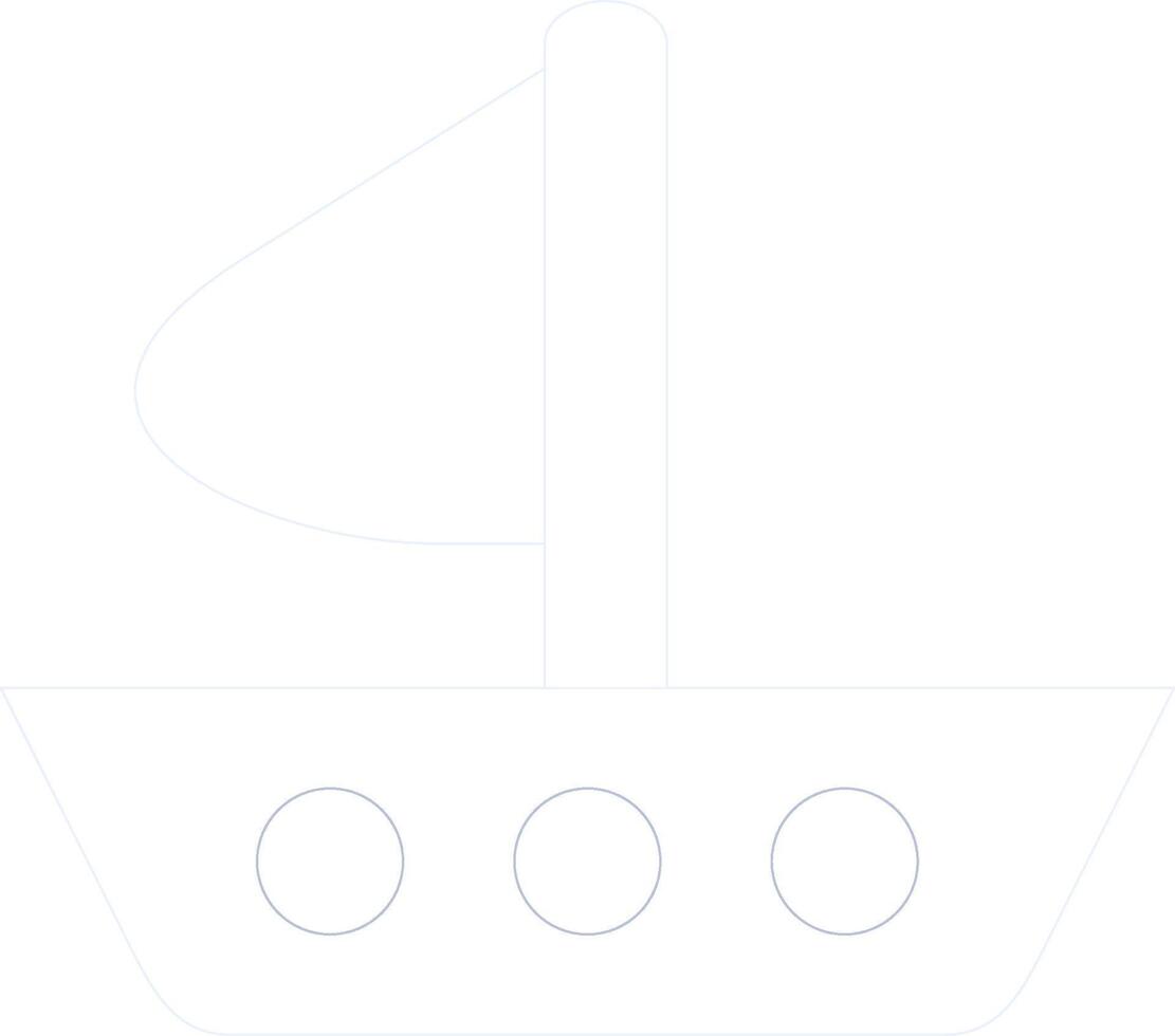 Boat Creative Icon Design vector