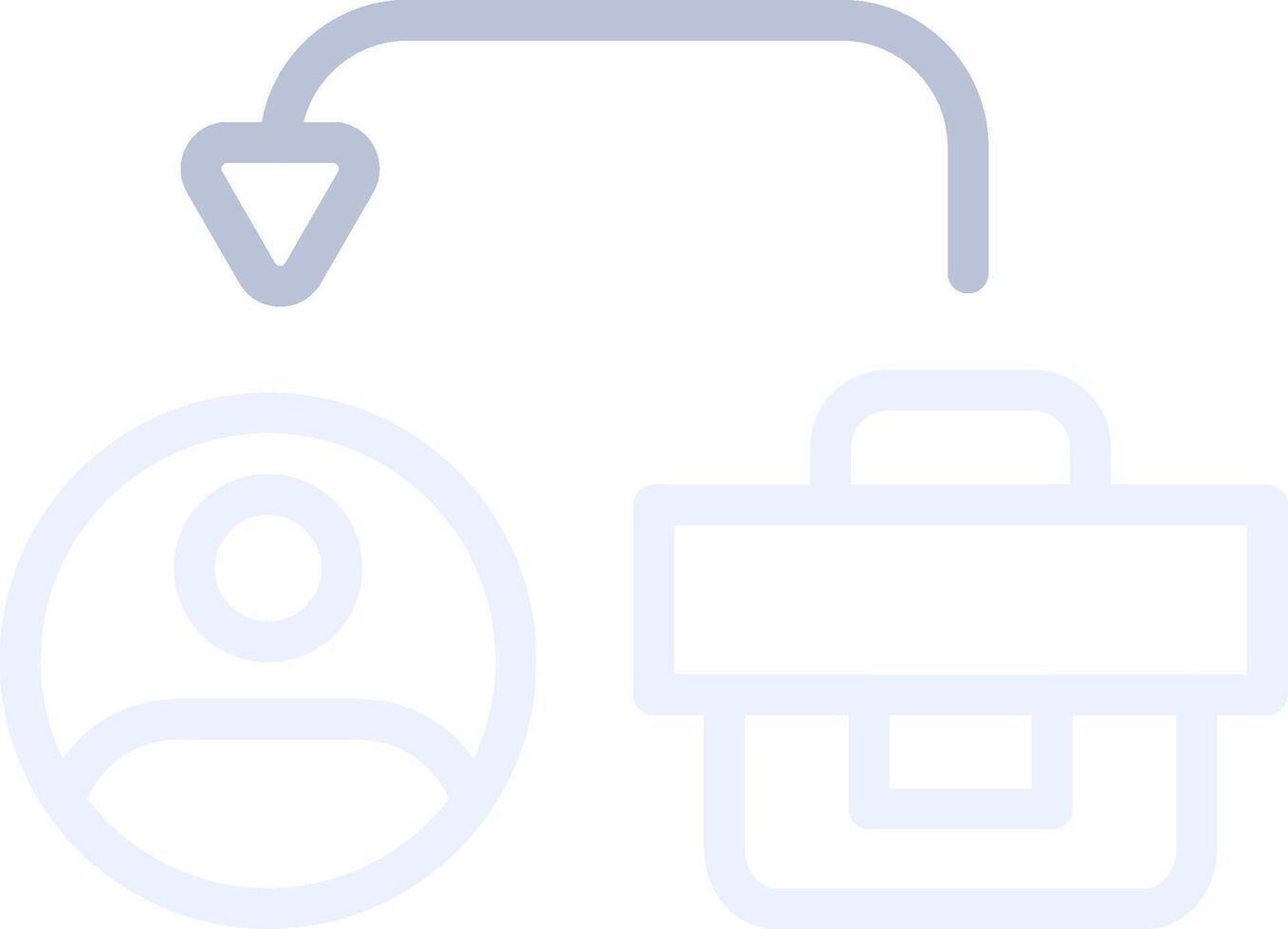B2C Creative Icon Design vector