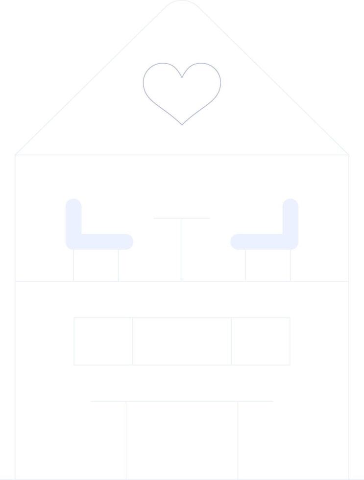 Dolls House Creative Icon Design vector