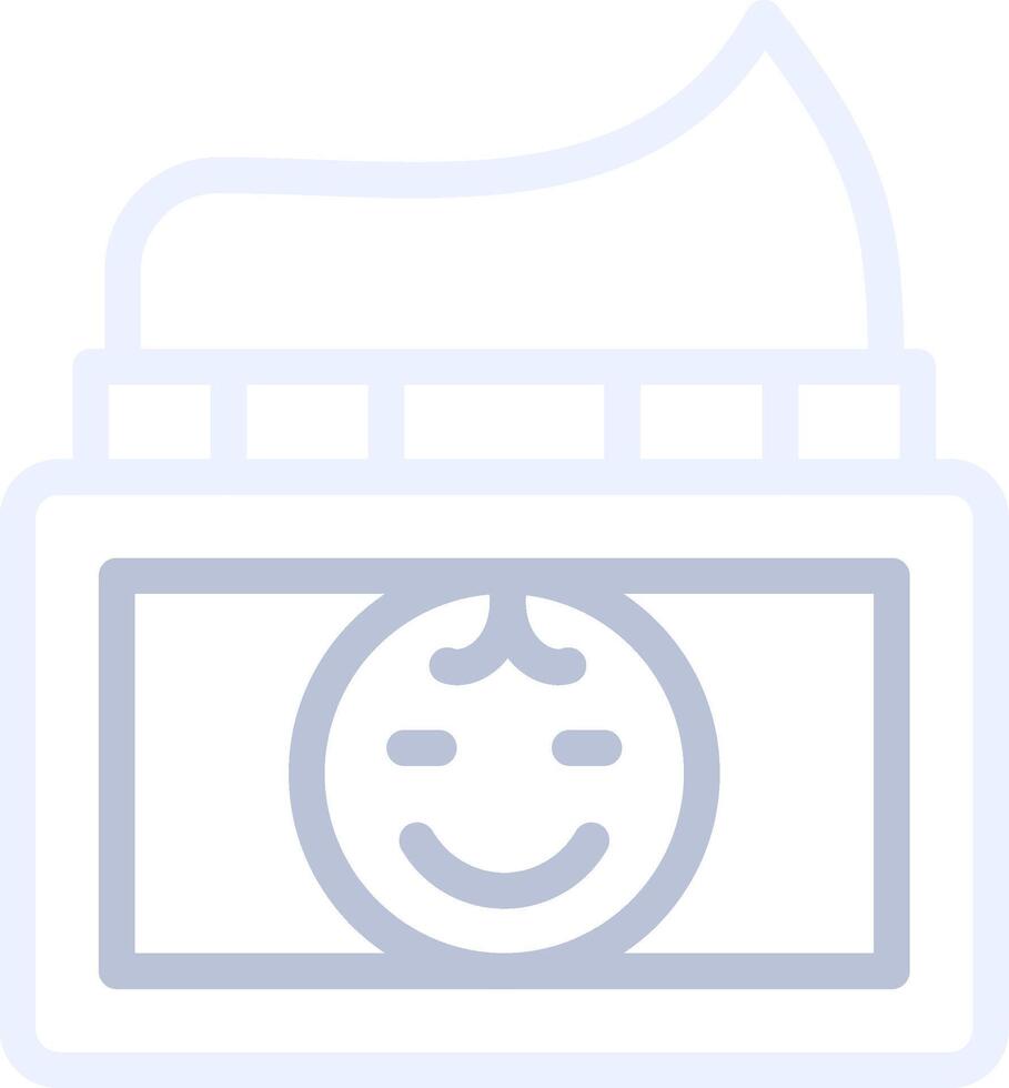 Baby Cream Creative Icon Design vector