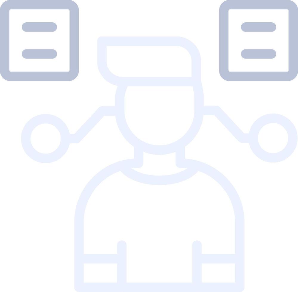 User Predictions Creative Icon Design vector