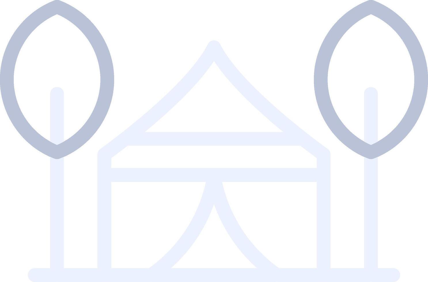 Tent Creative Icon Design vector