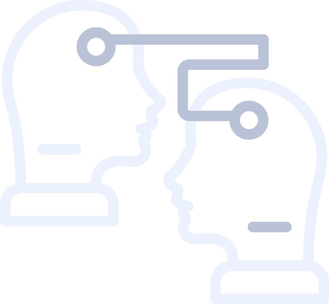 Telepathy Creative Icon Design vector