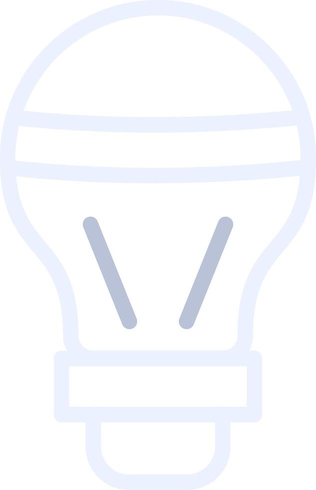 LED Bulb Creative Icon Design vector