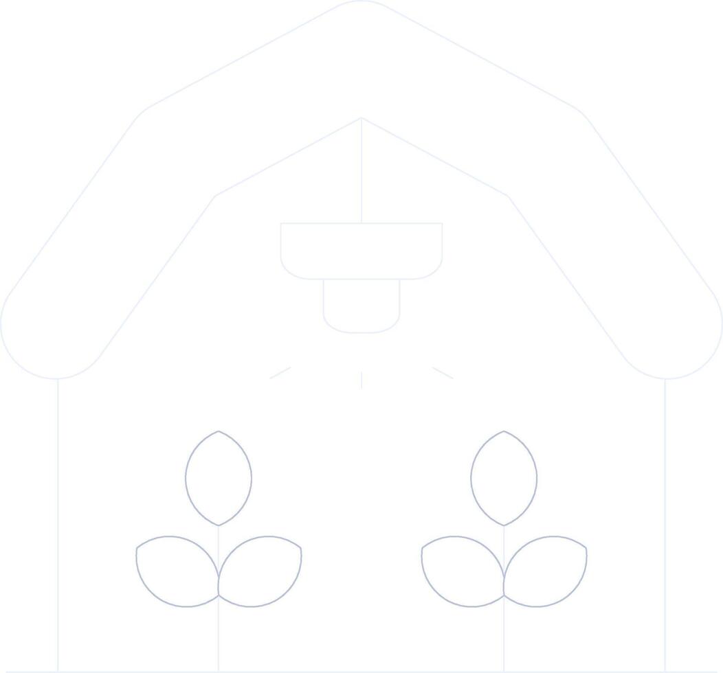 Greenhouse Creative Icon Design vector