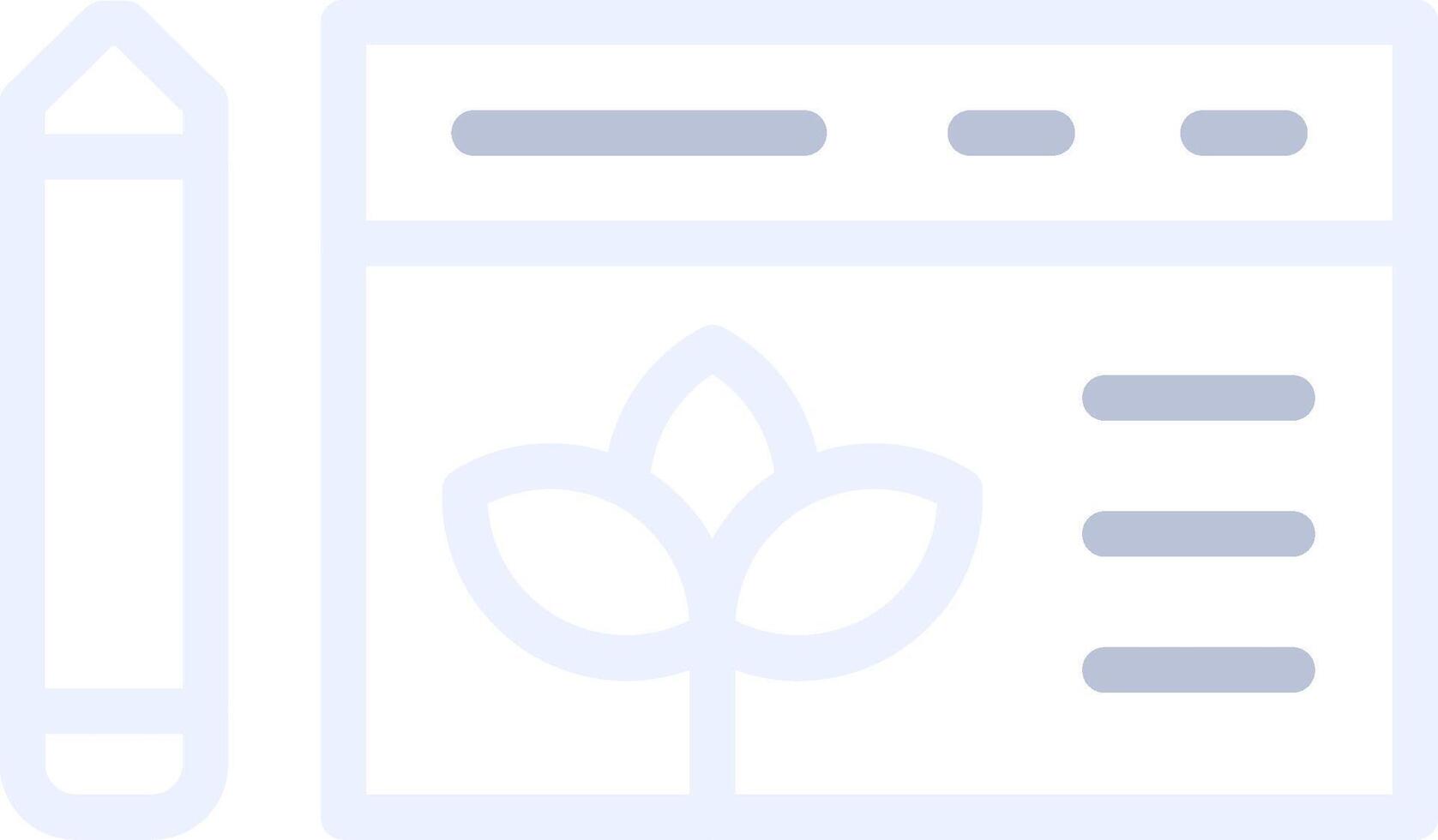 Fresh Content Creative Icon Design vector
