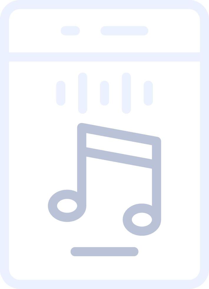 Vertical Rhythm Creative Icon Design vector
