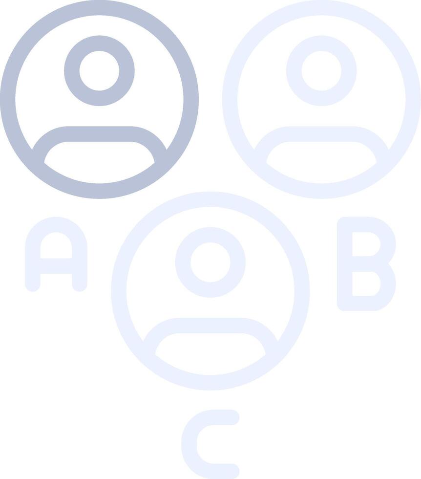 Customer Types Creative Icon Design vector