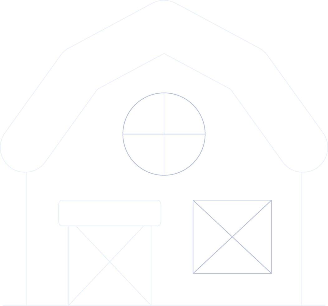 Barn Creative Icon Design vector