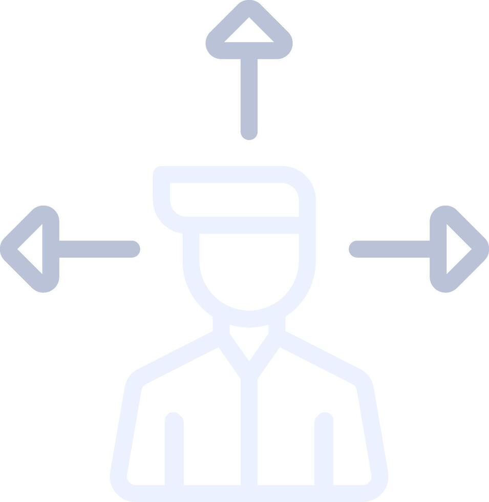 Outsource Management Creative Icon Design vector