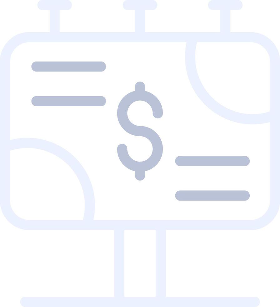 Billboard Creative Icon Design vector