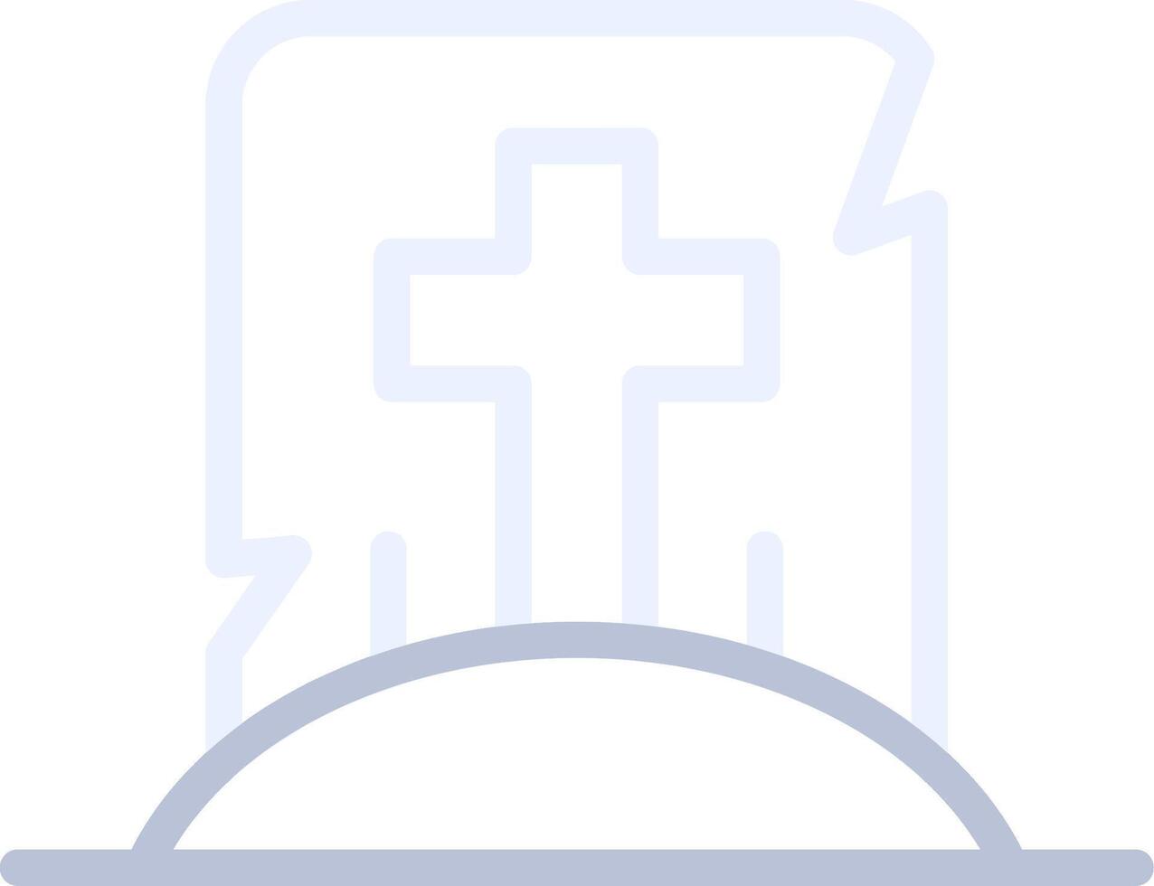 Tomb Creative Icon Design vector