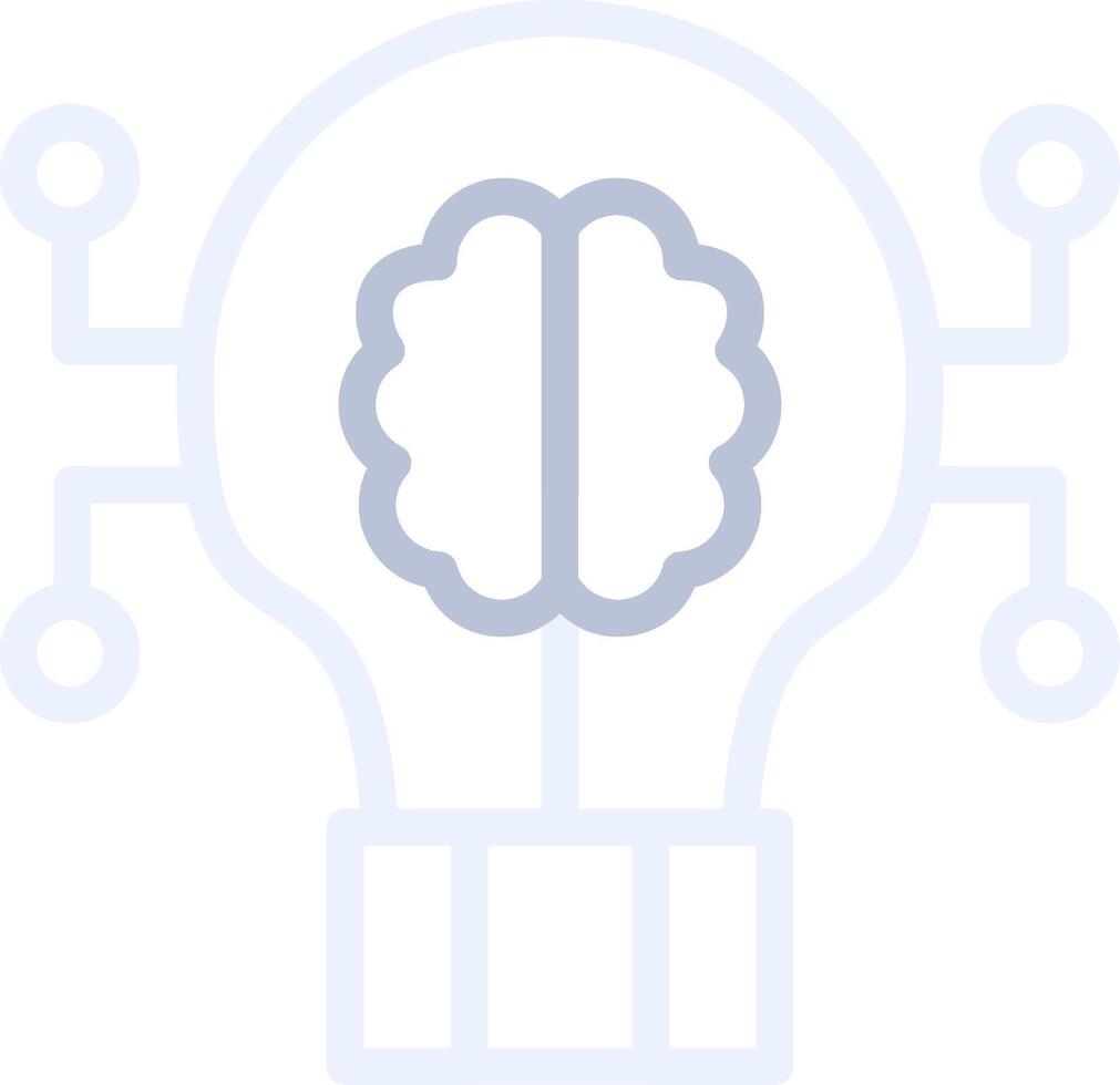 Deep Learning Creative Icon Design vector