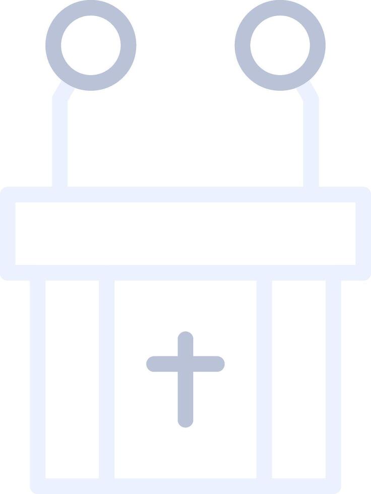 Pulpit Creative Icon Design vector