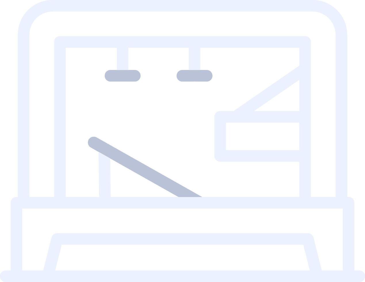 Pilates Tower Creative Icon Design vector