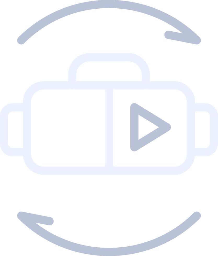 Virtual Reality Creative Icon Design vector