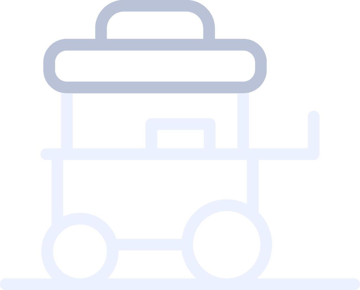 diseño de icono creativo de carrito de comida vector