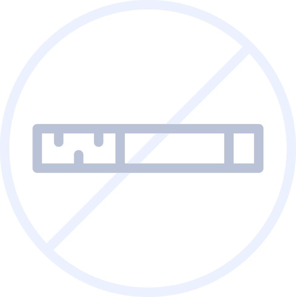 No Smoking Creative Icon Design vector