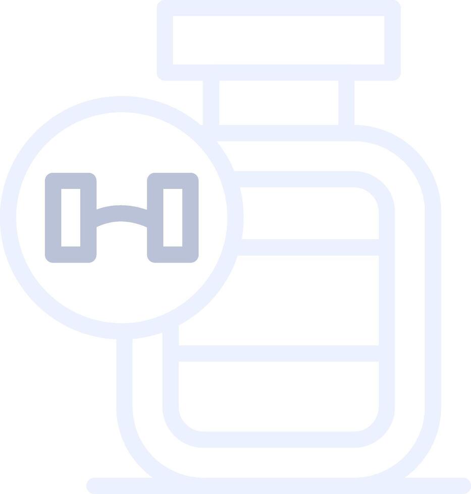 Protein Powder Creative Icon Design vector