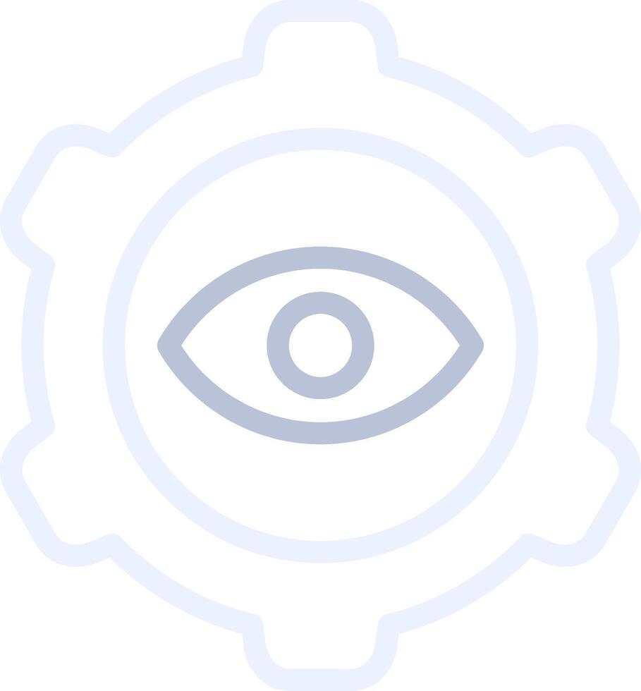 Eye Setting Creative Icon Design vector