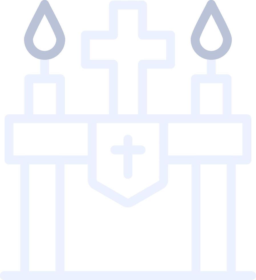 altar creativo icono diseño vector