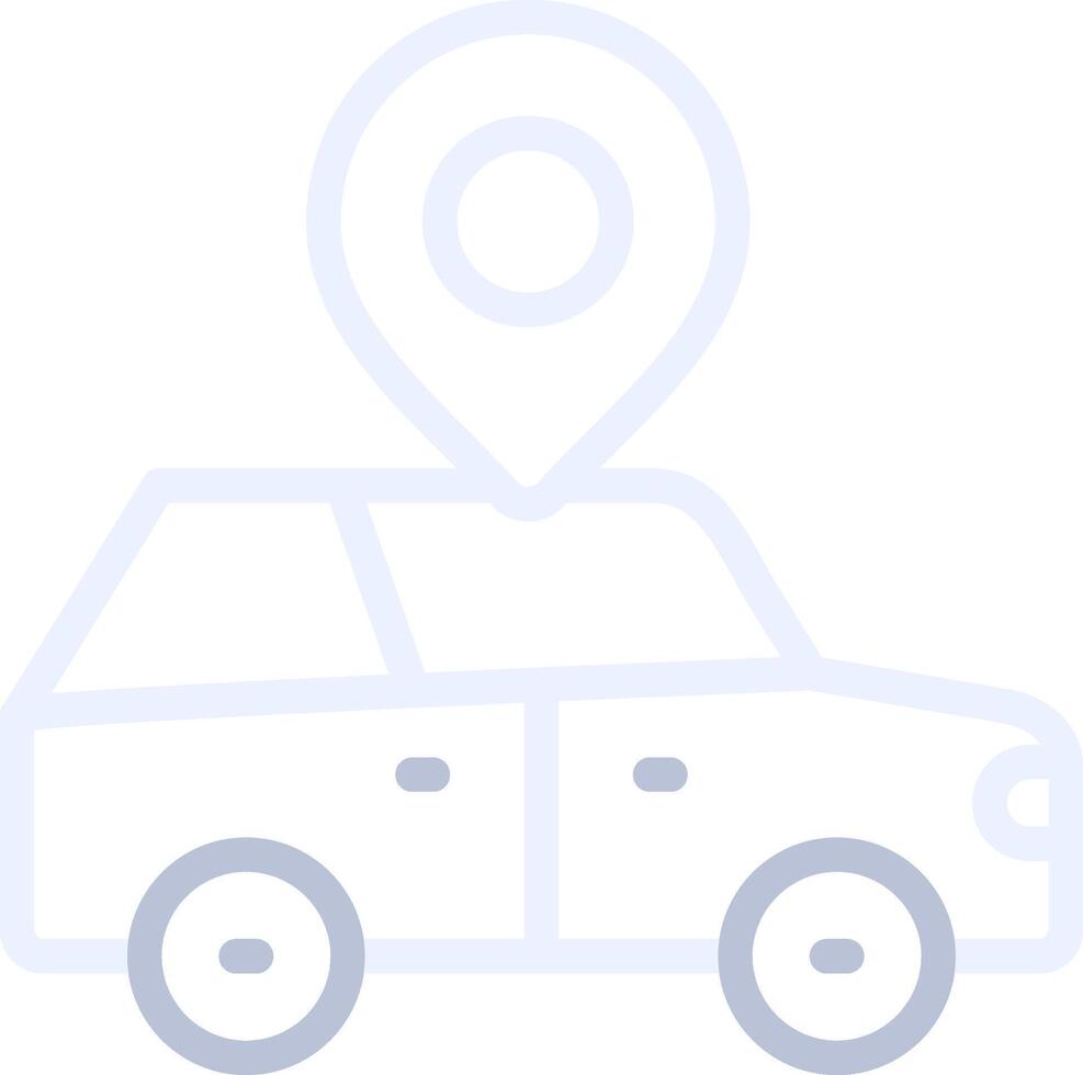 Car Location Creative Icon Design vector