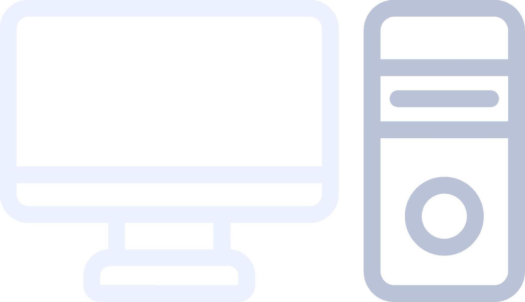 Computer Creative Icon Design vector