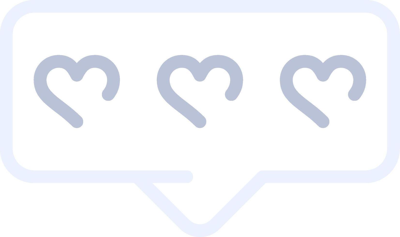 Comment Heart Creative Icon Design vector