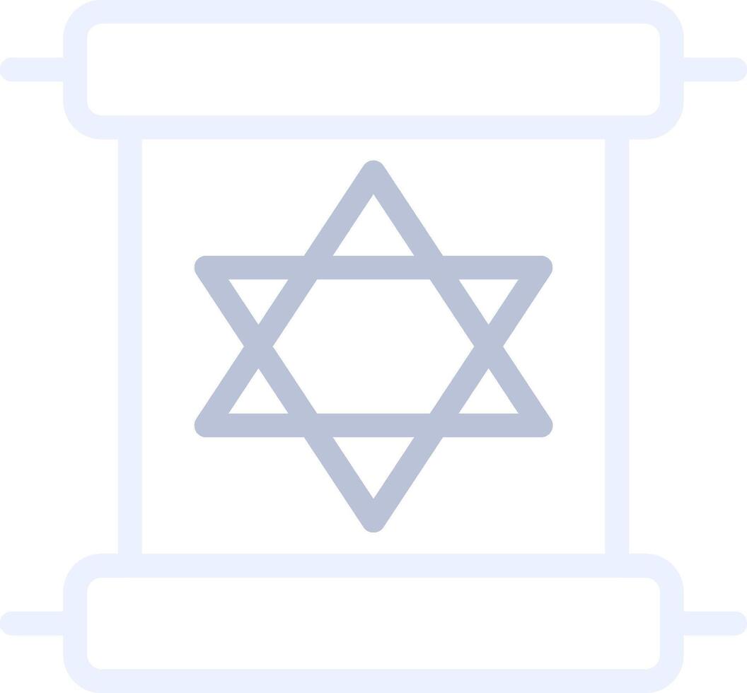 Scroll torah Creative Icon Design vector