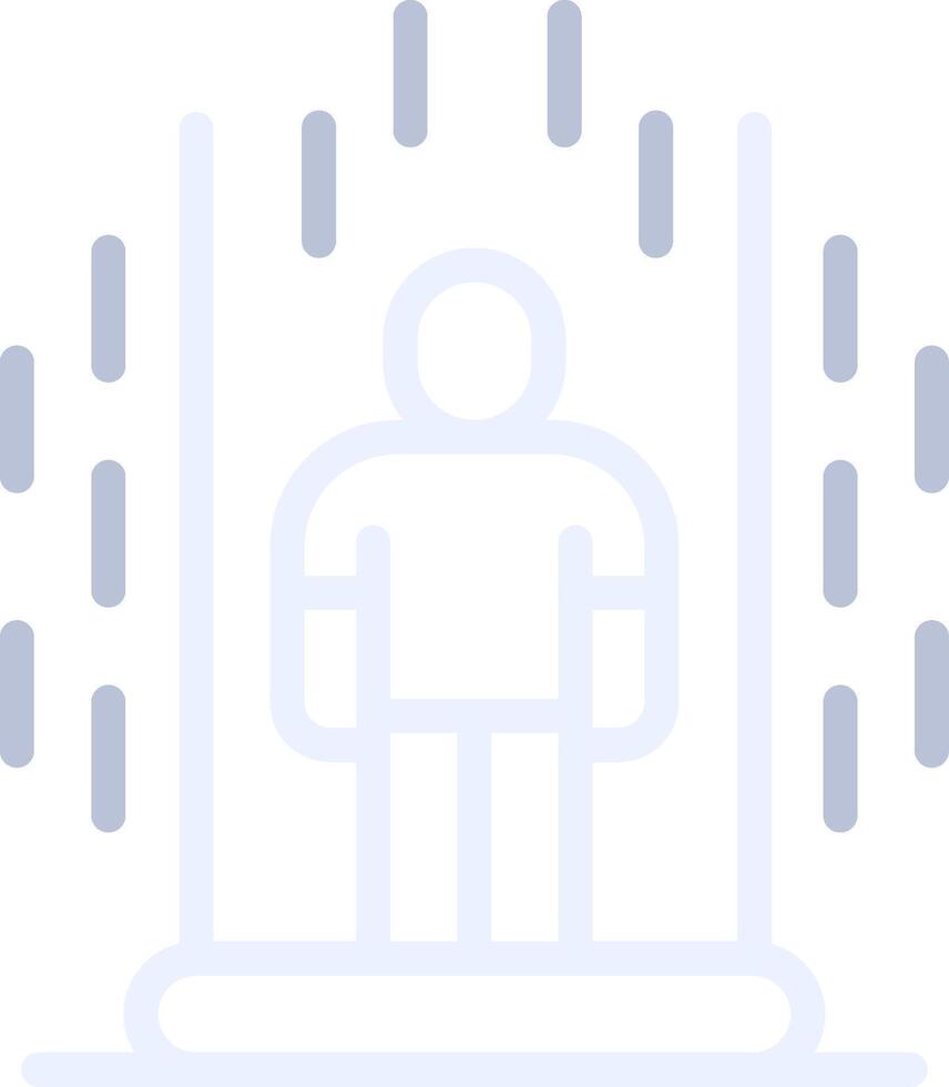 Teleportation Creative Icon Design vector