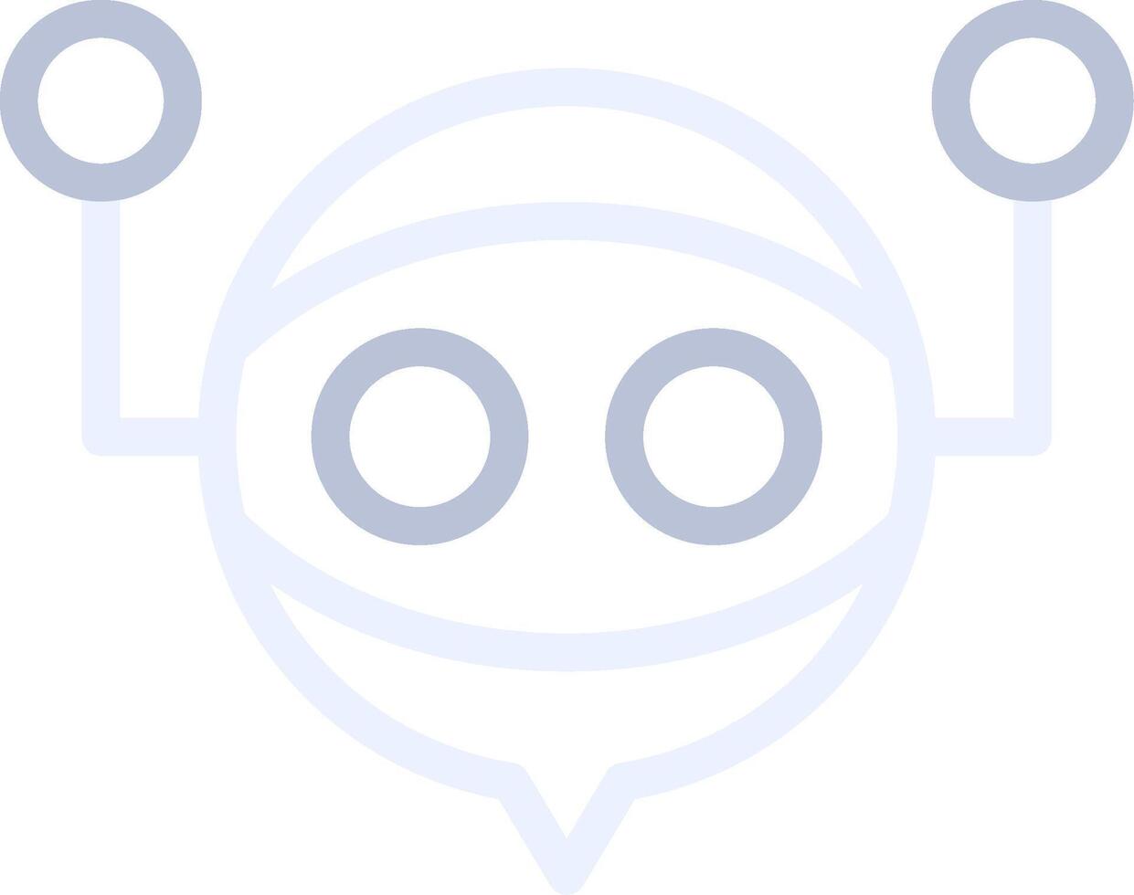 Virtual Assistant Creative Icon Design vector