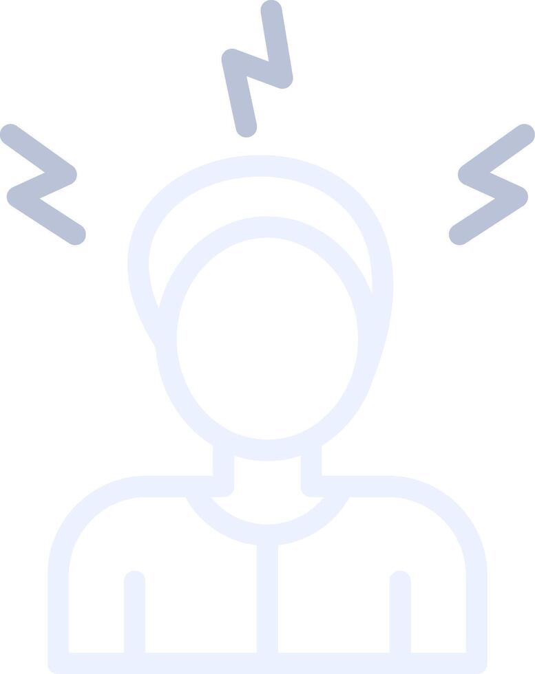 Stress Creative Icon Design vector