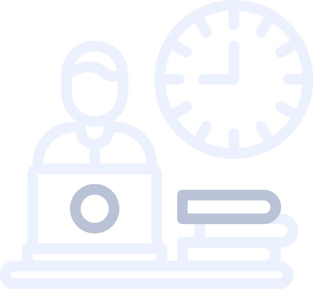 Work Habits Creative Icon Design vector