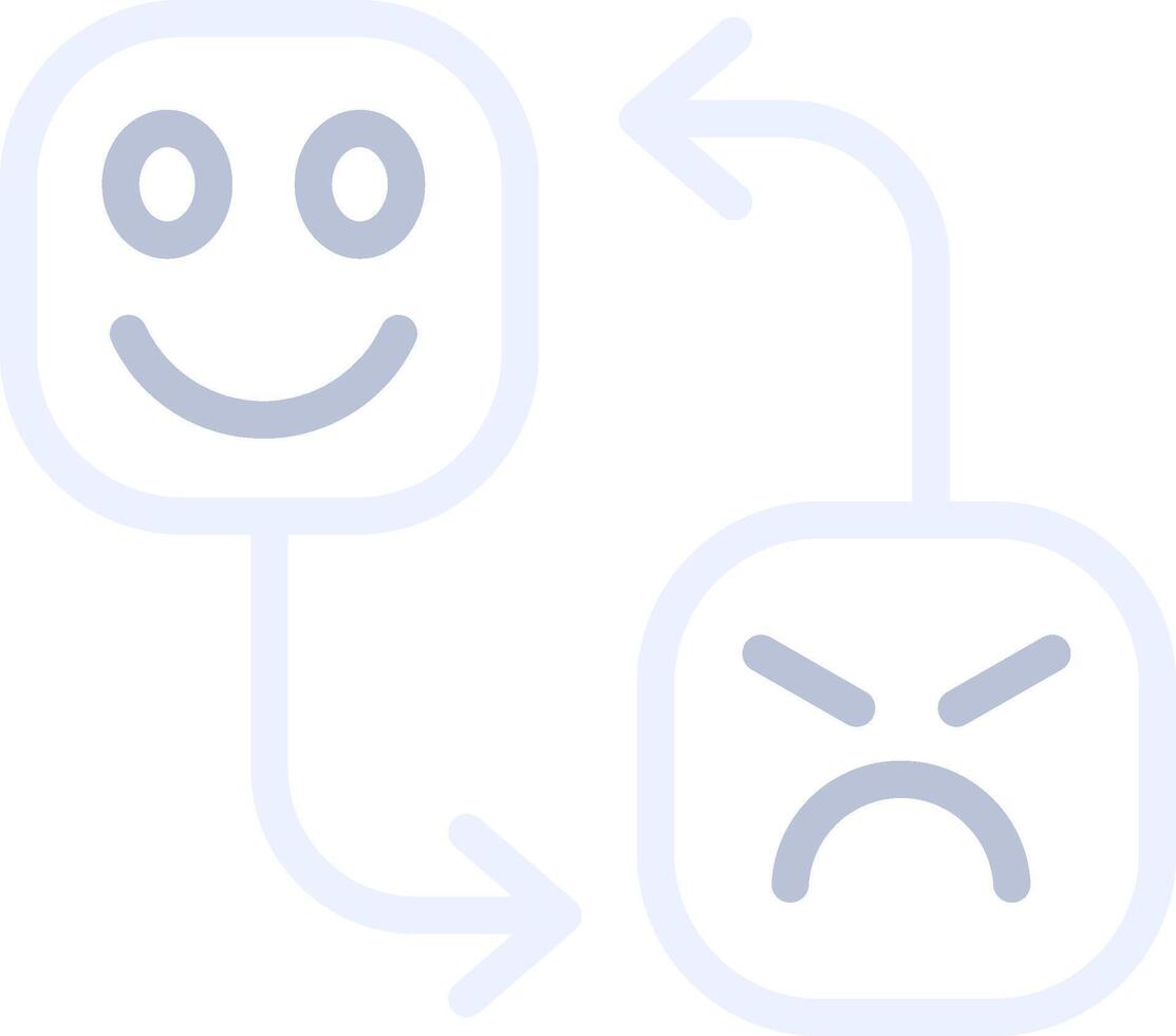 Mood Swing Creative Icon Design vector