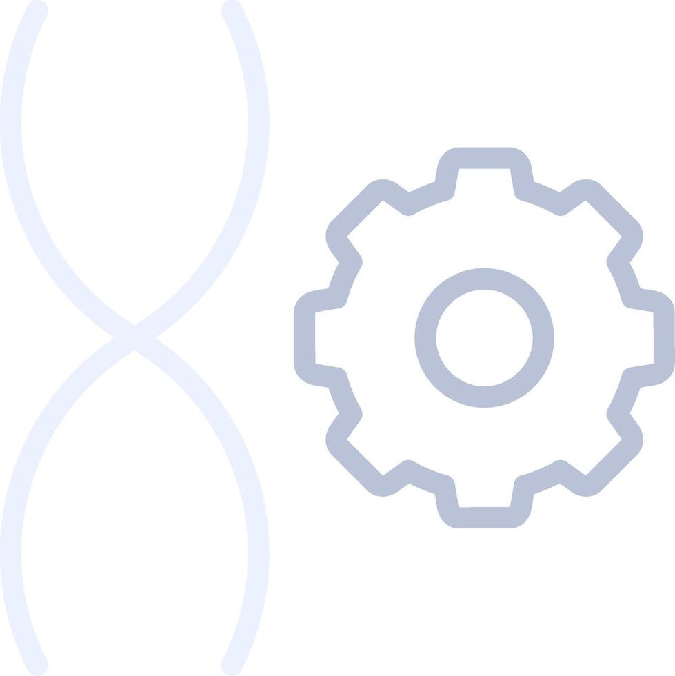 Genetic Engineering Creative Icon Design vector