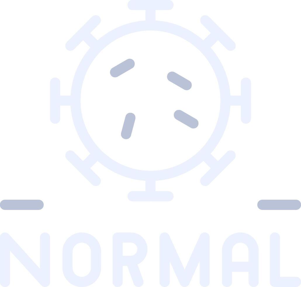 New Normal Creative Icon Design vector