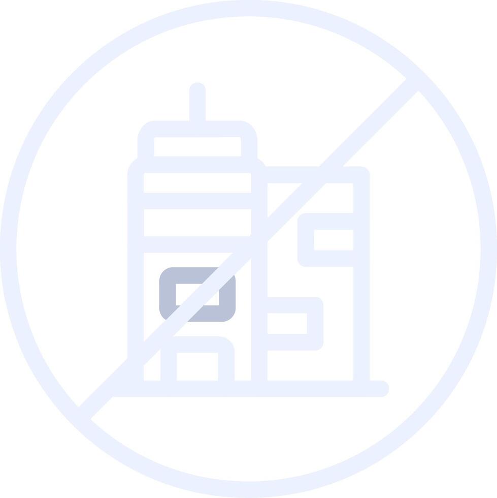No Commute Creative Icon Design vector