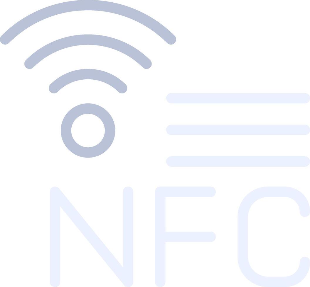 NFC Creative Icon Design vector