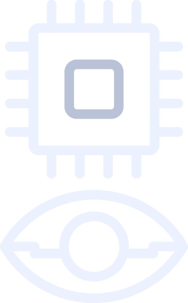 Eye Augmentation Creative Icon Design vector