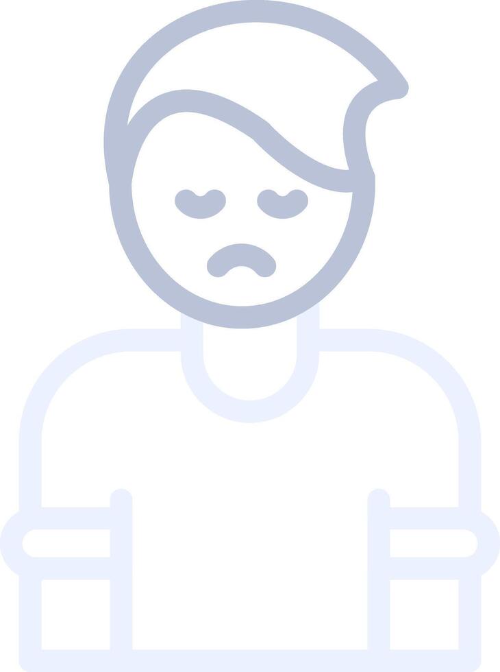 Depression Creative Icon Design vector