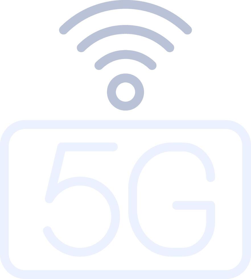 5G Network Creative Icon Design vector