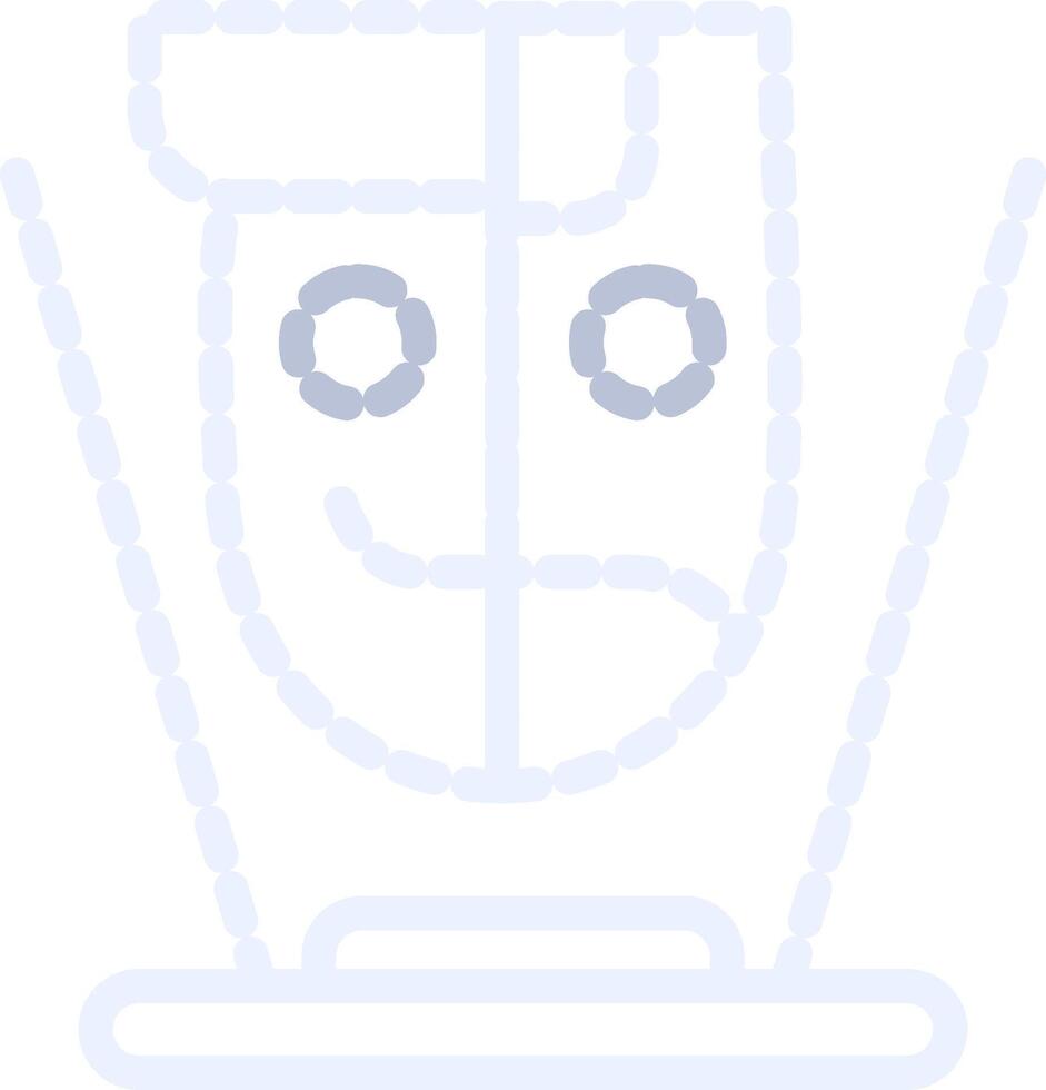 Hologram Creative Icon Design vector