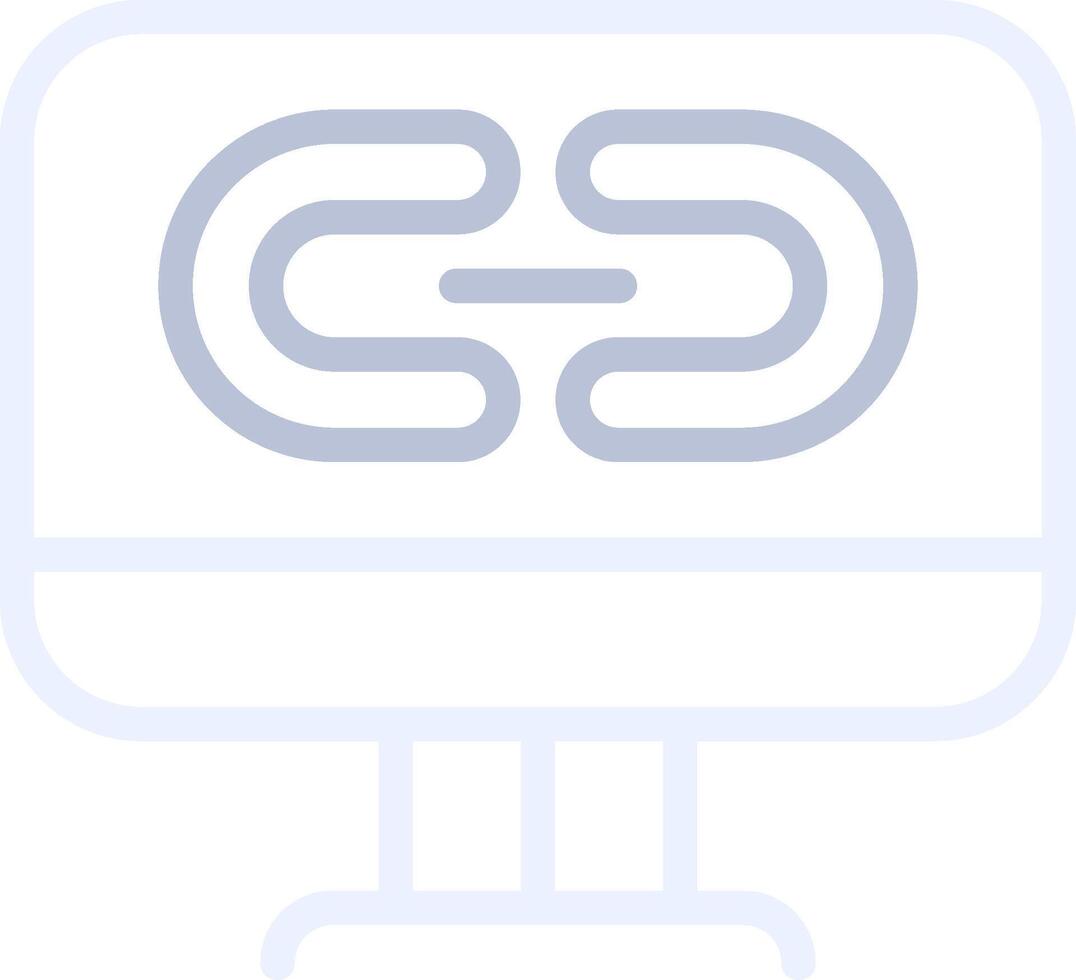 Link Creative Icon Design vector