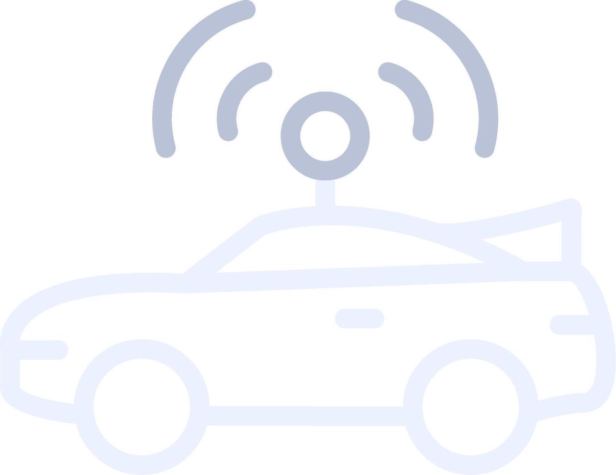 Autonomous Vehicle Creative Icon Design vector