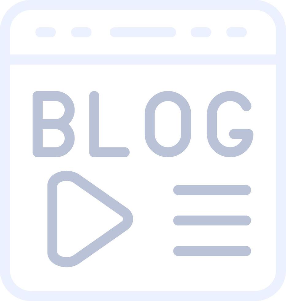 Blogging Creative Icon Design vector
